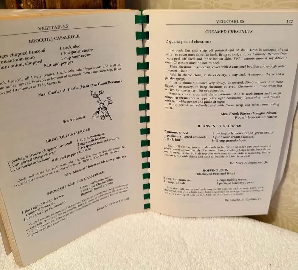 Vintage Atlanta Natives’ Favorite Recipes Cookbook 1983 Southern Cooking